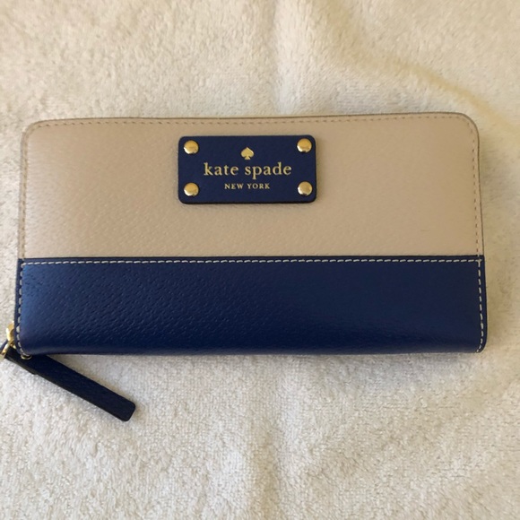 kate spade color block wallet